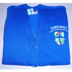 Hawkhurst Primary Sweatshirt Cardigan with Logo