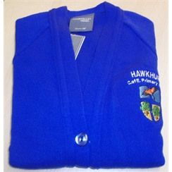 Hawkhurst Primary Knitted Cardigan with Logo