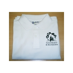 Goudhurst & Kilndown Polo with Printed Logo