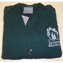 Goudhurst & Kilndown Cardigan with Embroidered Logo