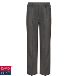 David Luke Charcoal Junior School Trouser