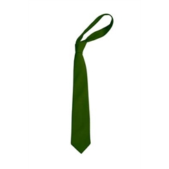 Plain Green Senior 52" Length School Tie