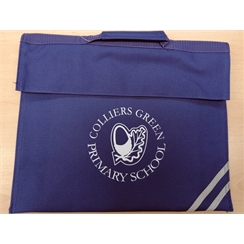 Colliers Green Book Bag with Logo