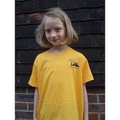 Kings Hill Yellow/Townsend PE T-Shirt with Logo