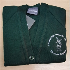 Cranbrook Primary Knitted Cardigan with Logo
