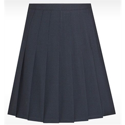 Navy Senior Stitch Down Pleated Skirt