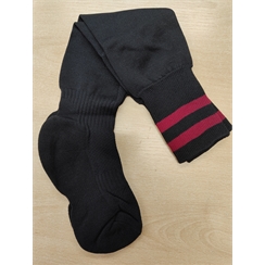  Black & Maroon Sports Socks