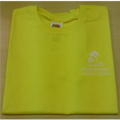 Ashdown Primary Junior Yellow House PE T-Shirt