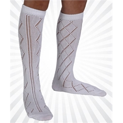 White 2-Pack Pelerine Knee High Socks