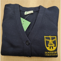 Sandhurst Cardigan with Logo
