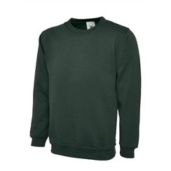 Bottle Green Round Neck Sweatshirt