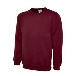 Maroon Round Neck Sweatshirt