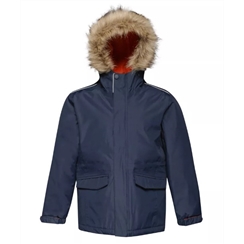 Navy Regatta Kids Waterproof Parka Coat