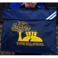 Kings Hill Book Bag with Logo