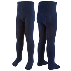 Navy Twin Pack School Tights